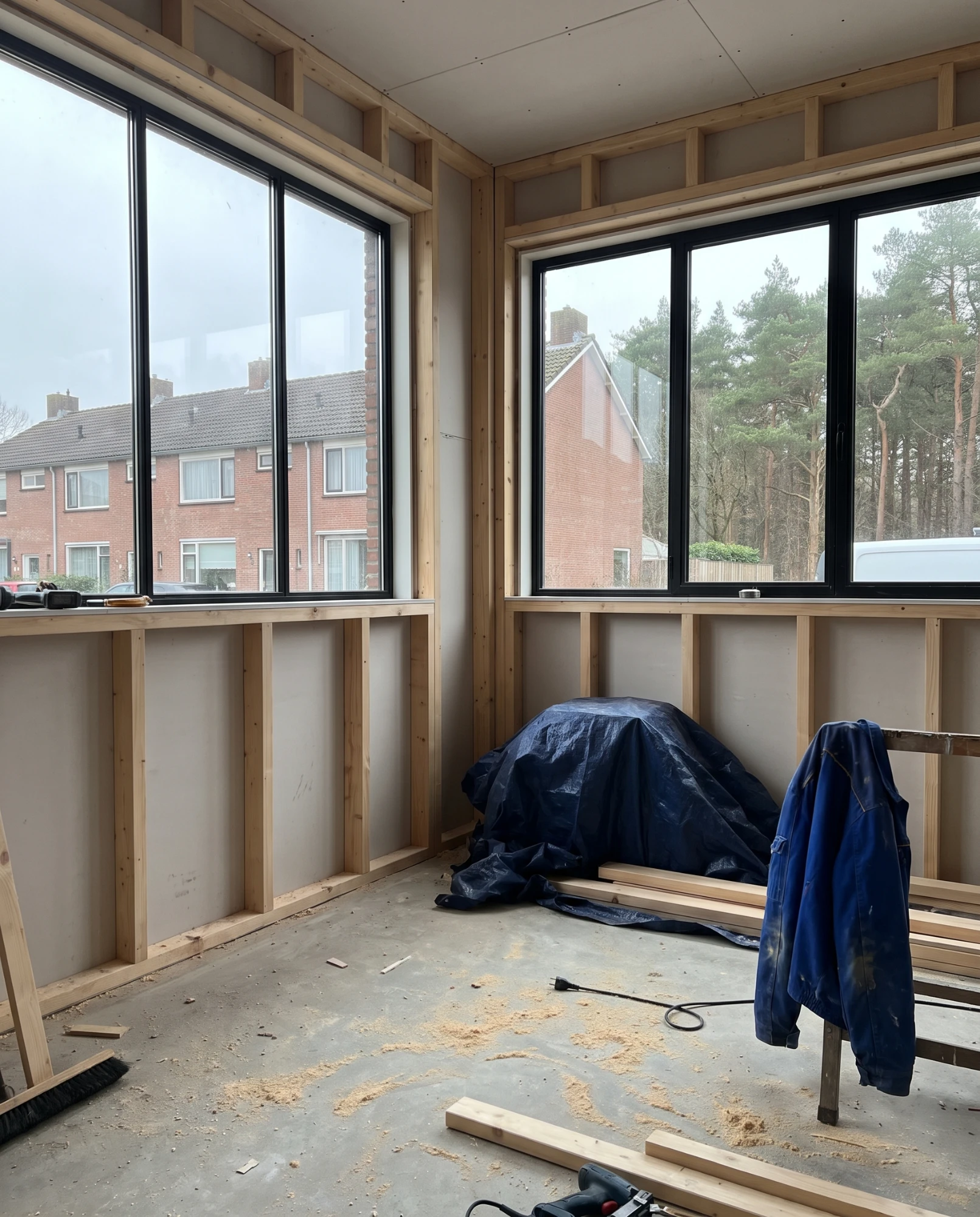 Bedrijfspand opnieuw ingedeeld