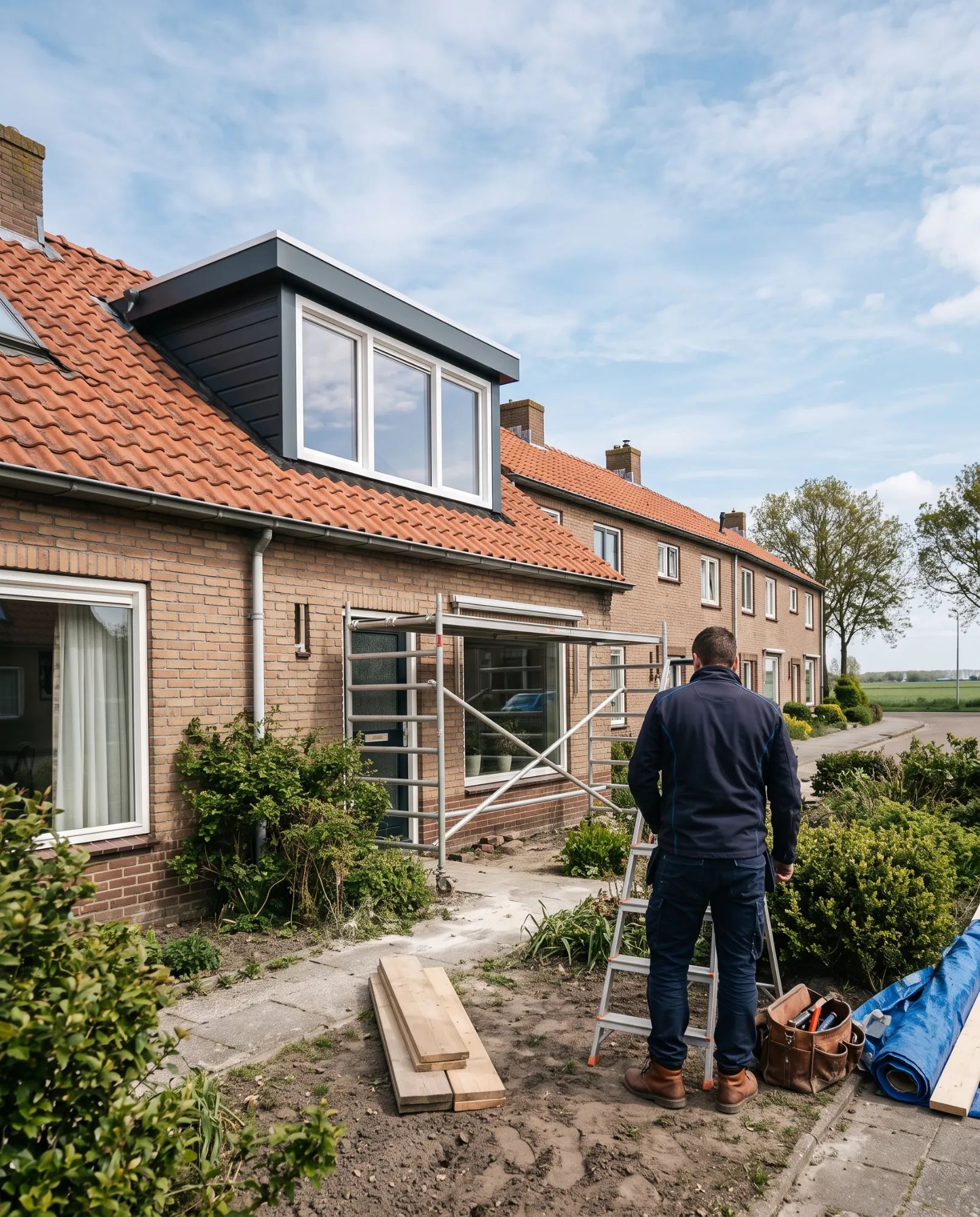 Dakkapel en nieuwe zolder